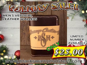 Sale on men's vertical wallets!