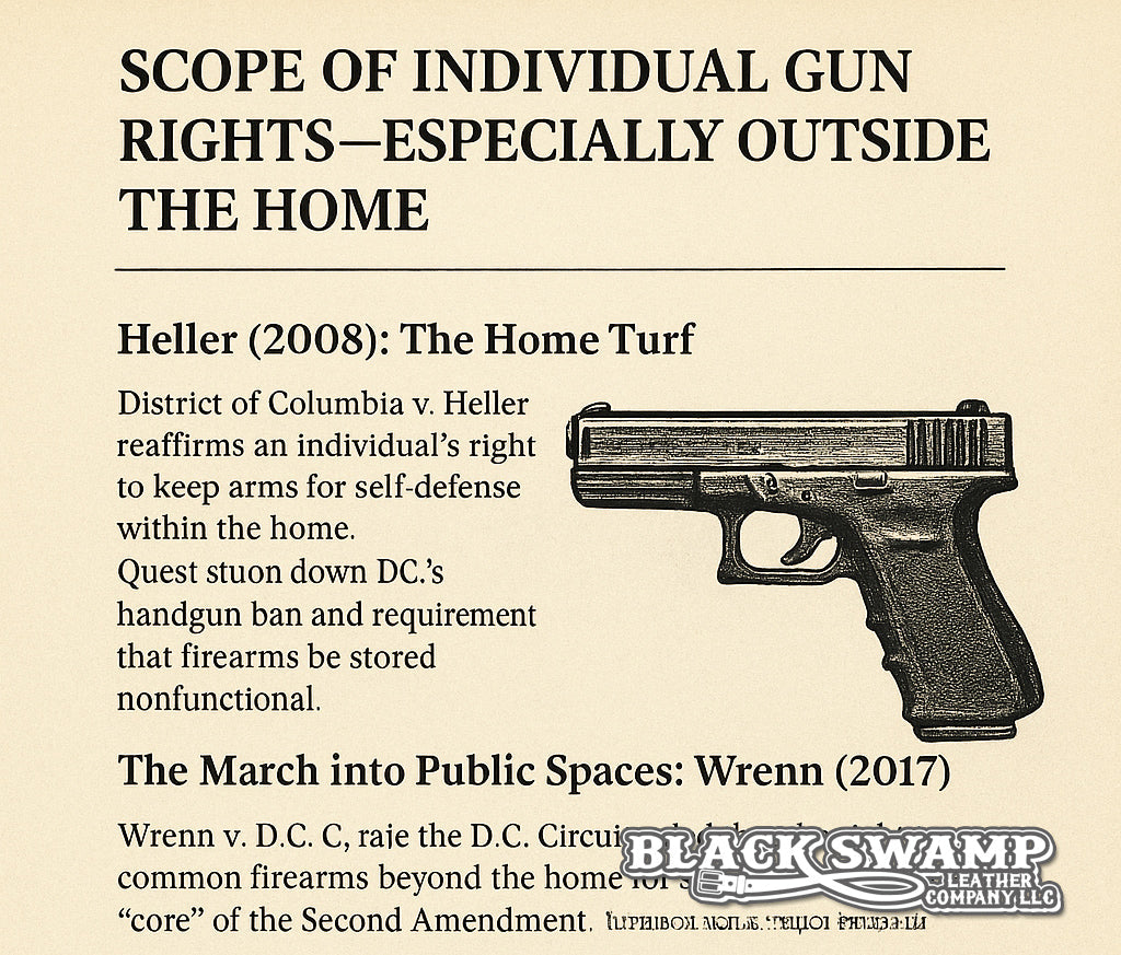 Scope of Individual Gun Rights—Especially Outside the Home