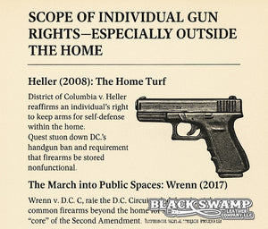 Scope of Individual Gun Rights—Especially Outside the Home