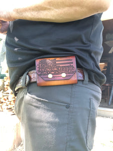 The Belt Rider Wallet- We The People