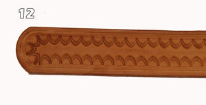 Double Thick- Gun Belt With Pattern