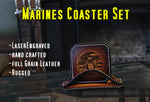 Marine Drink Coaster Set- Laser Engraved