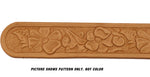 Floral Hand Tooled Classic Leather Belt