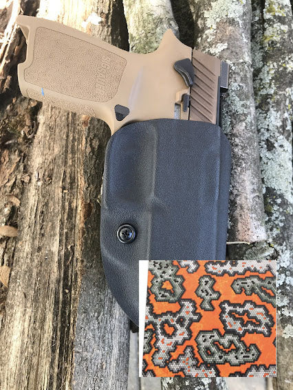 Kydex OWB Fold Over Style- With Tacticlip - Pattern Kydex