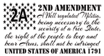 2ND Amendment Flag Unisex t-shirt