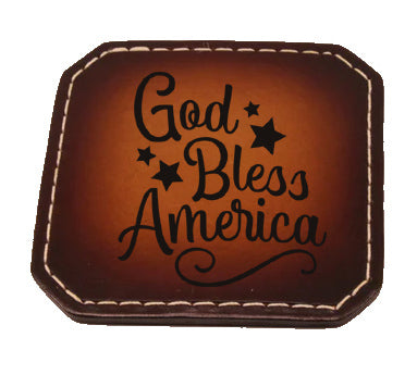 Drink Coaster Set 5-The Patriot Set- Laser Engraved