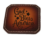 Drink Coaster Set 5-The Patriot Set- Laser Engraved