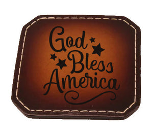 Drink Coaster Set 5-The Patriot Set- Laser Engraved
