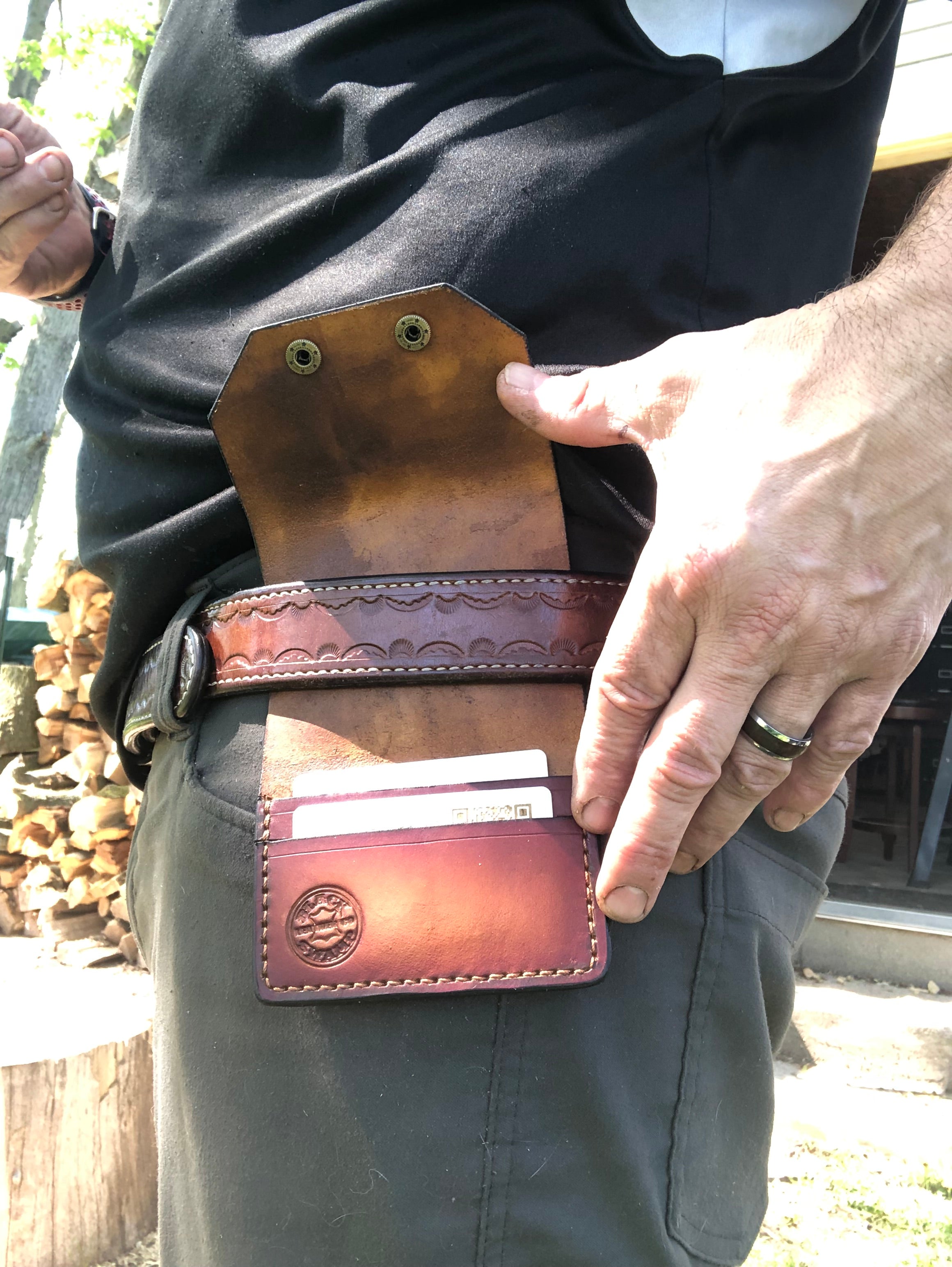 The Belt Rider Wallet- We The People