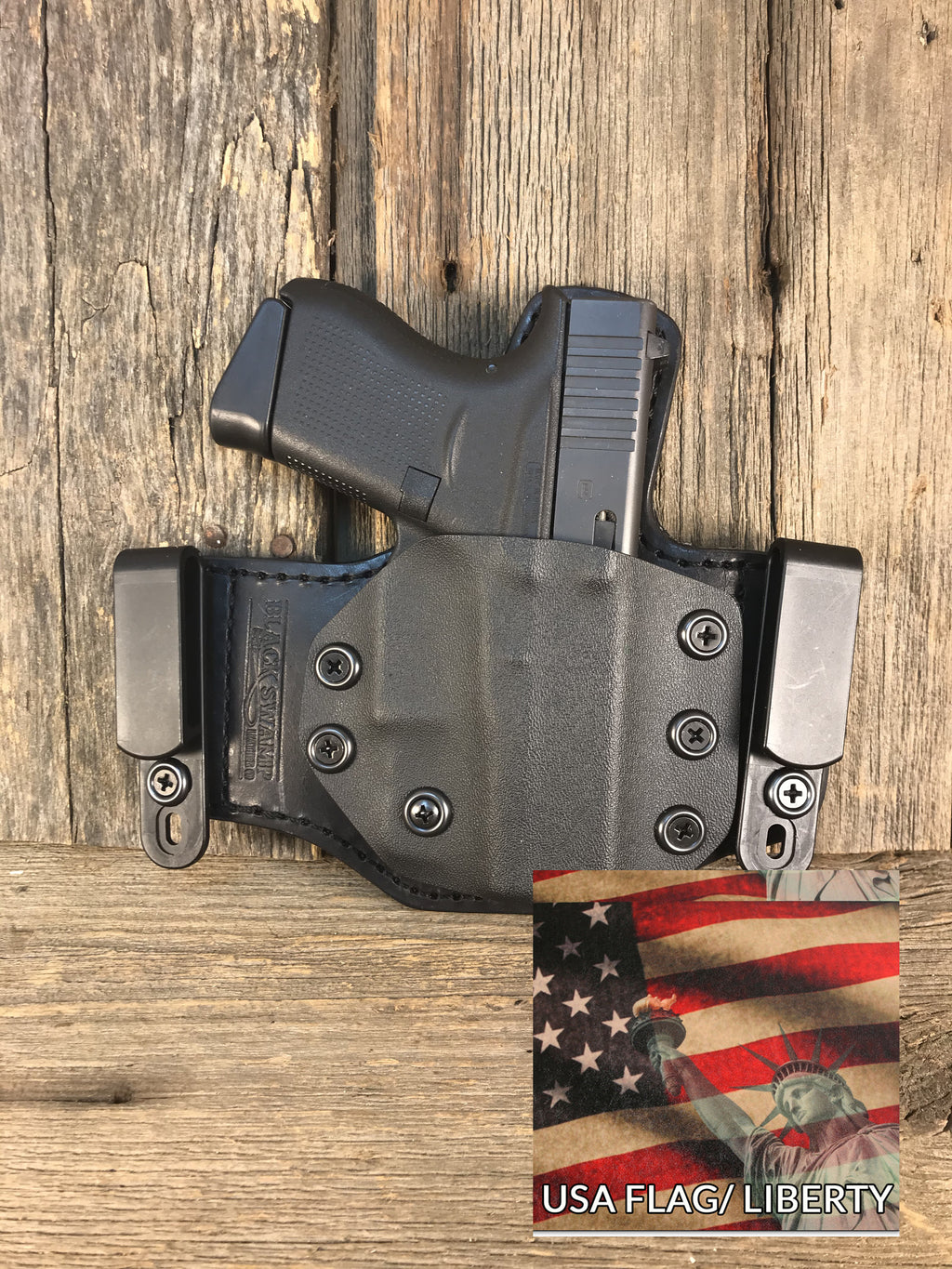 Hybrid/ Black With Patterned Kydex