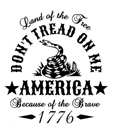 Don't Tread On Me Design 2 Unisex t-shirt