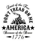 Don't Tread On Me Design 2 Unisex t-shirt