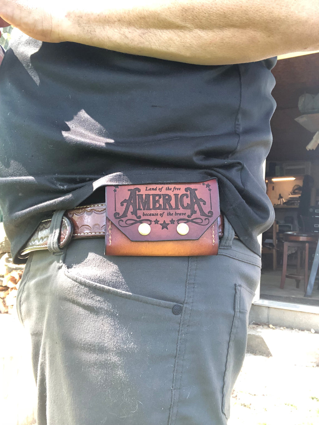 The Belt Rider Wallet- Home Of The Brave