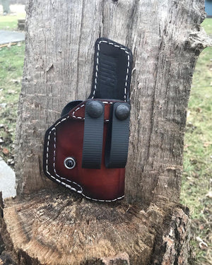 Reinforced Guard/ Retention Leather IWB- Pull The Dot Snap Loops