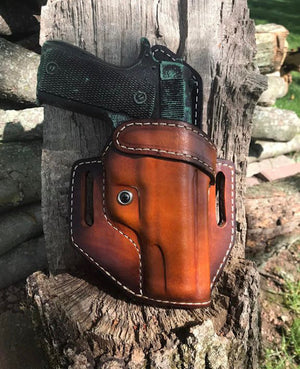 Triple K 313 California Slim Jim Black Powder OWB Holster Right Hand Triple K 313 California Slim Jim Black Powder OWB Holster Right Hand