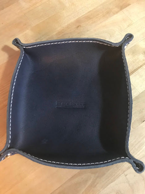 Valet Tray -Blue with White thread (catch all tray)