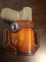 VETERAN Emblem Style Retention Leather OWB