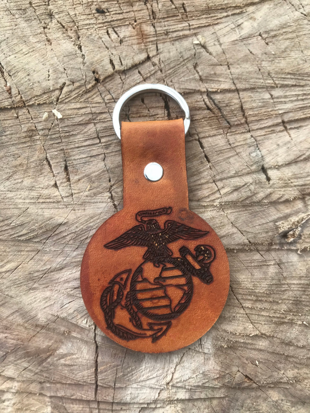 Laser Engraved Key Chain- Small Round