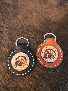 Native American-Laser Engraved Key Fob- Monacan Indian Nation Design