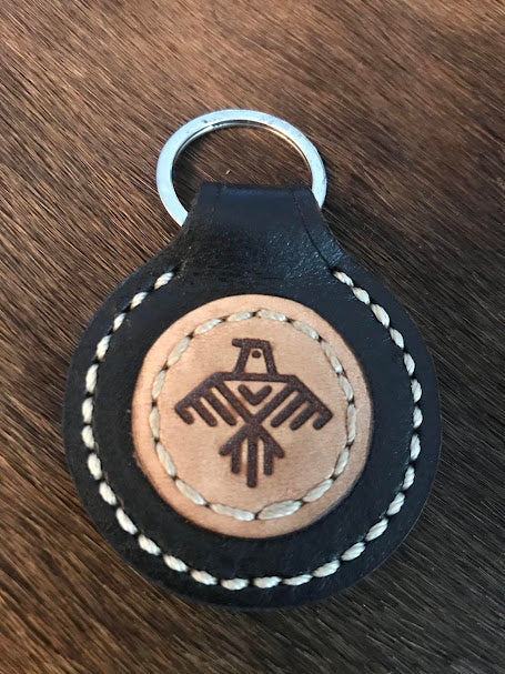 Laser Engraved Key Fob- Round- Customizable