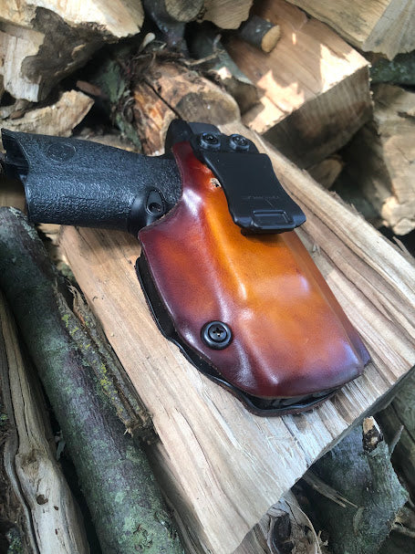 Leather Wrapped Kydex IWB- Tacticlip