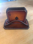 Drink Coaster Set- Playing Cards- Laser Engraved