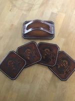 Drink Coaster Set- Ohio State- Laser Engraved