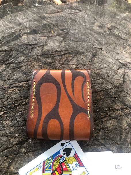 Poker Card Deck Case/ Tribal Flames