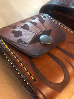 Poker Card Deck Case/ Tribal Flames