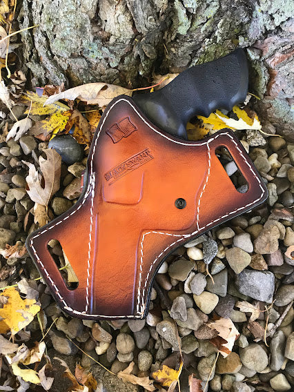 Reinforced Guard/ Cross Draw Retention Leather Holster OWB