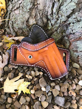 Reinforced Guard/ Cross Draw Retention Leather Holster OWB