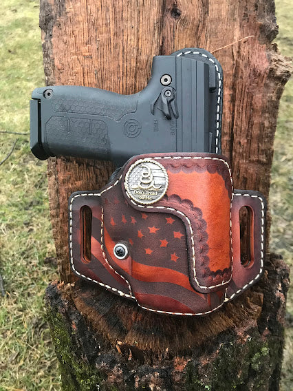Reinforced Guard/ The Patriot Holster OWB/ With "Don't Tread On Me" Emblem