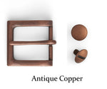 Classic Leather Belt- Double Stitched