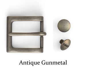 Double Thick- Gun Belt- With Tooling- Painted