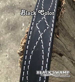 Double Thick- Gun Belt- Gunslinger Stitching
