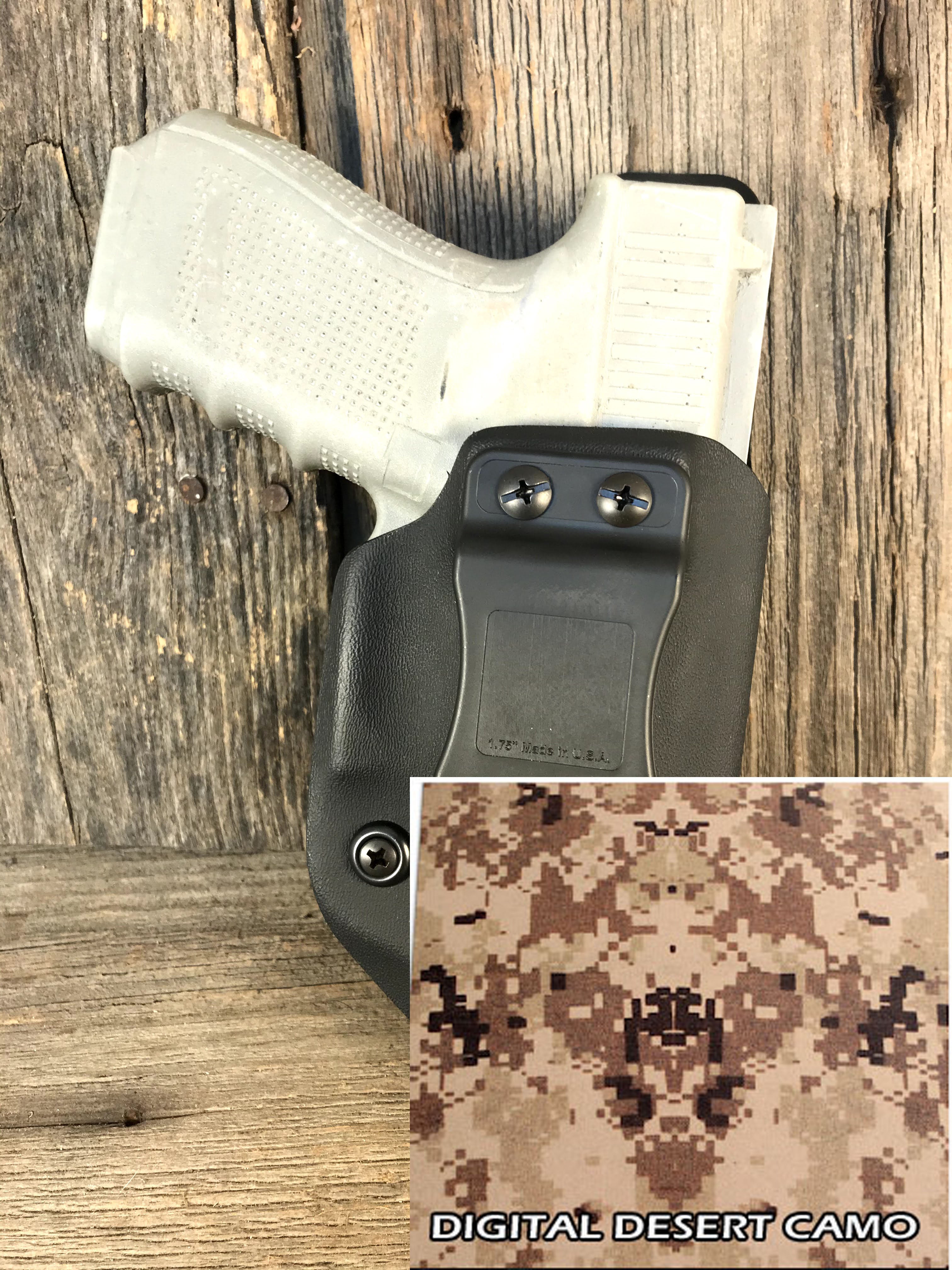 Kydex IWB- Tacticlip- Patterned Kydex