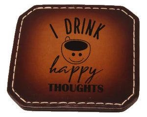 Drink Coaster SET #4- Mix And Match- Laser Engraved
