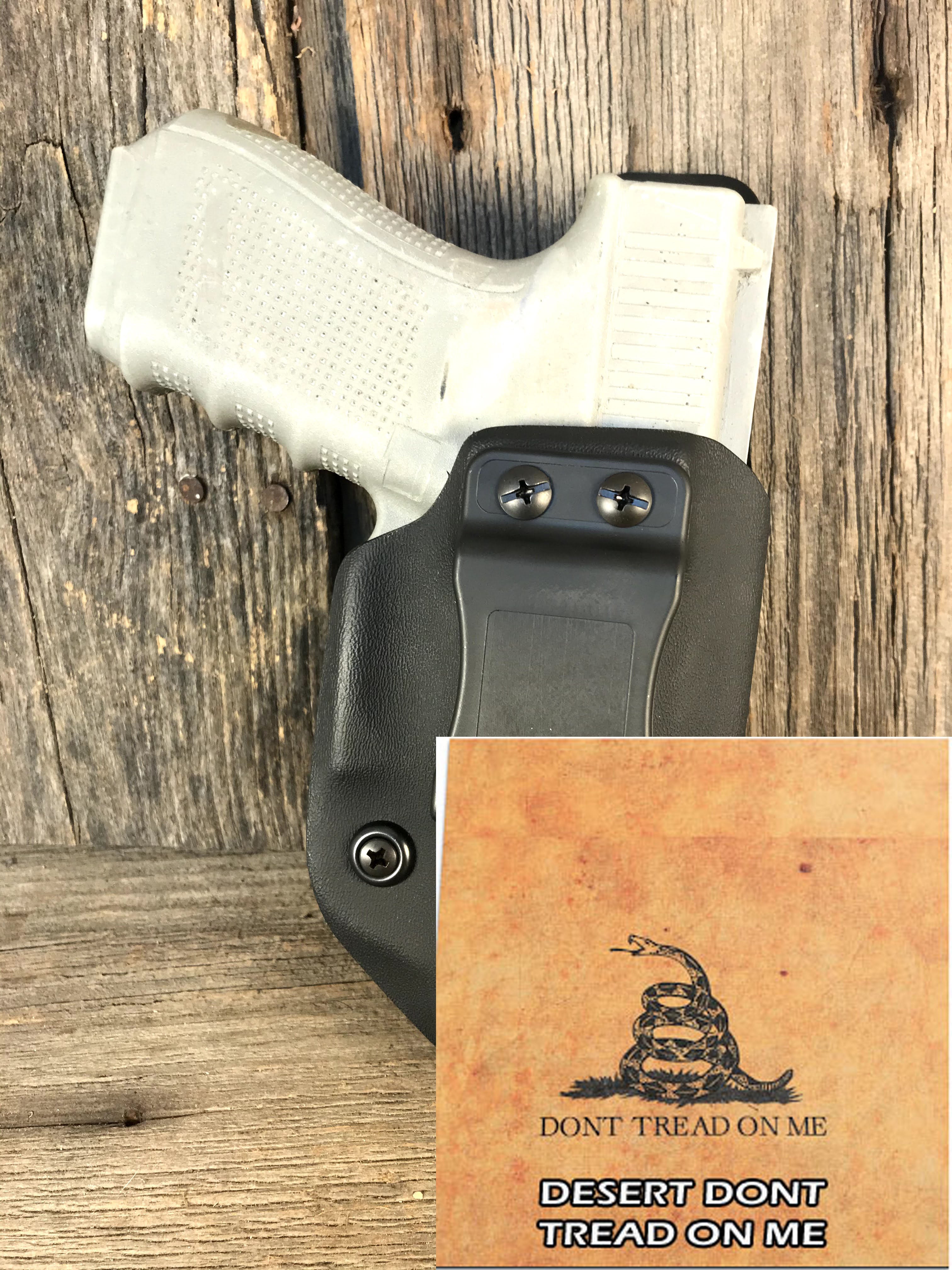 Kydex IWB- Tacticlip- Patterned Kydex