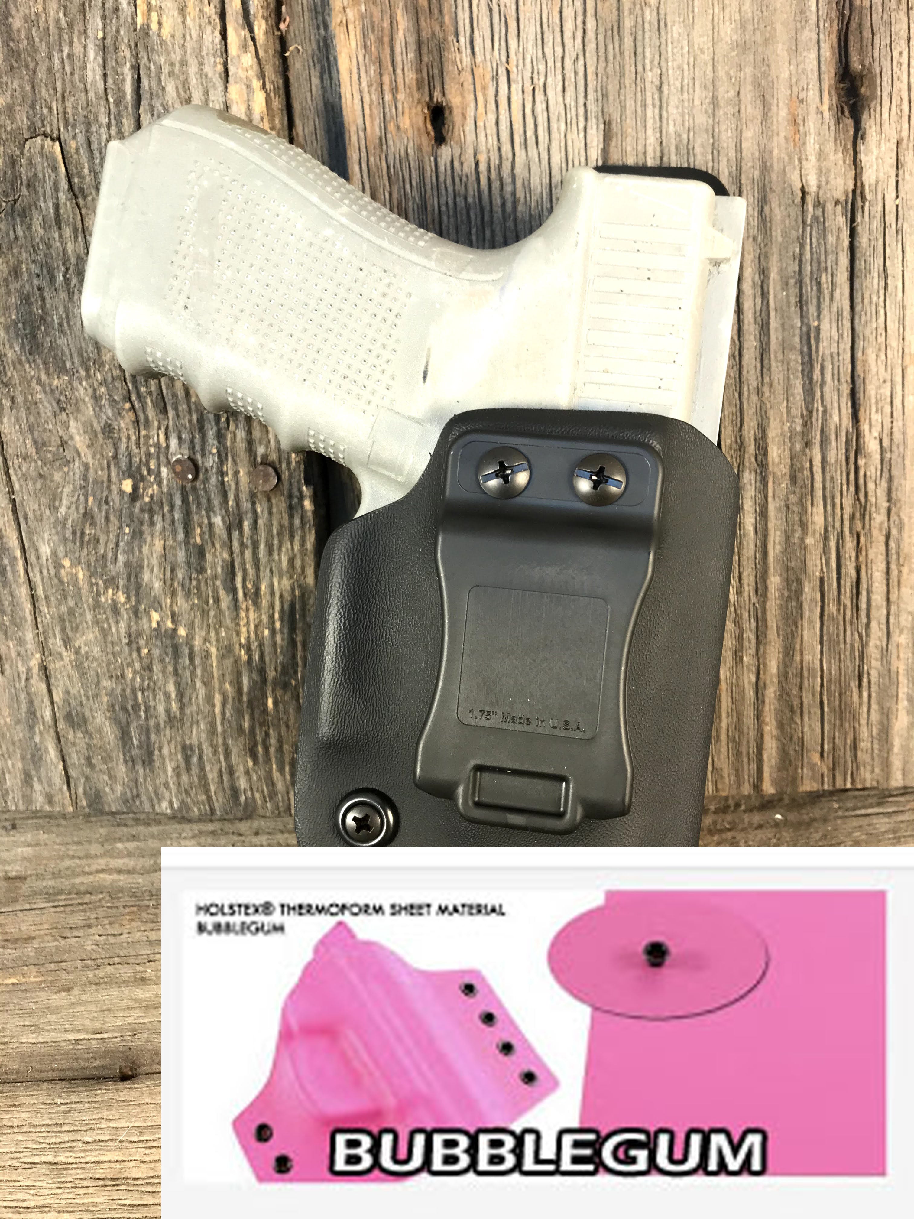 Kydex IWB- Tacticlip- Patterned Kydex