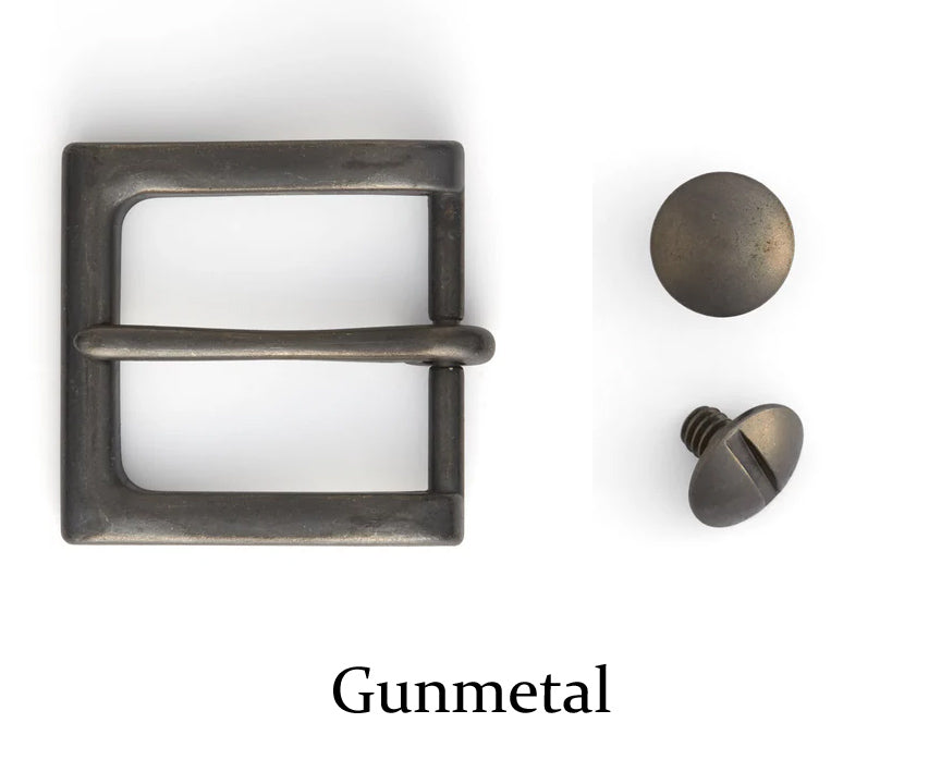 Double Thick- Gun Belt- With Tooling- Painted