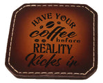 Drink Coaster SET #4- Mix And Match- Laser Engraved
