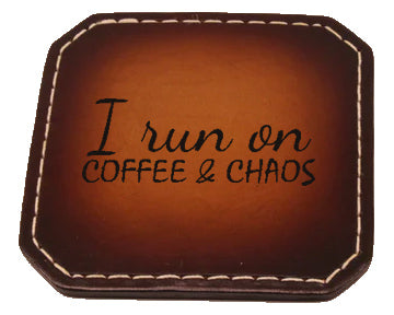 Drink Coaster SET #4- Mix And Match- Laser Engraved