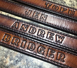 Classic Leather Belt With Tooling