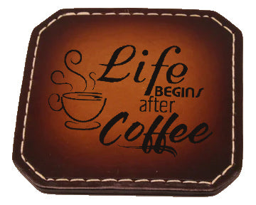 Drink Coaster SET #4- Mix And Match- Laser Engraved