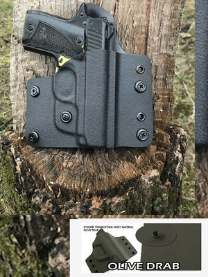 Kydex OWB Fold Over Style- With Tacticlip - Pattern Kydex