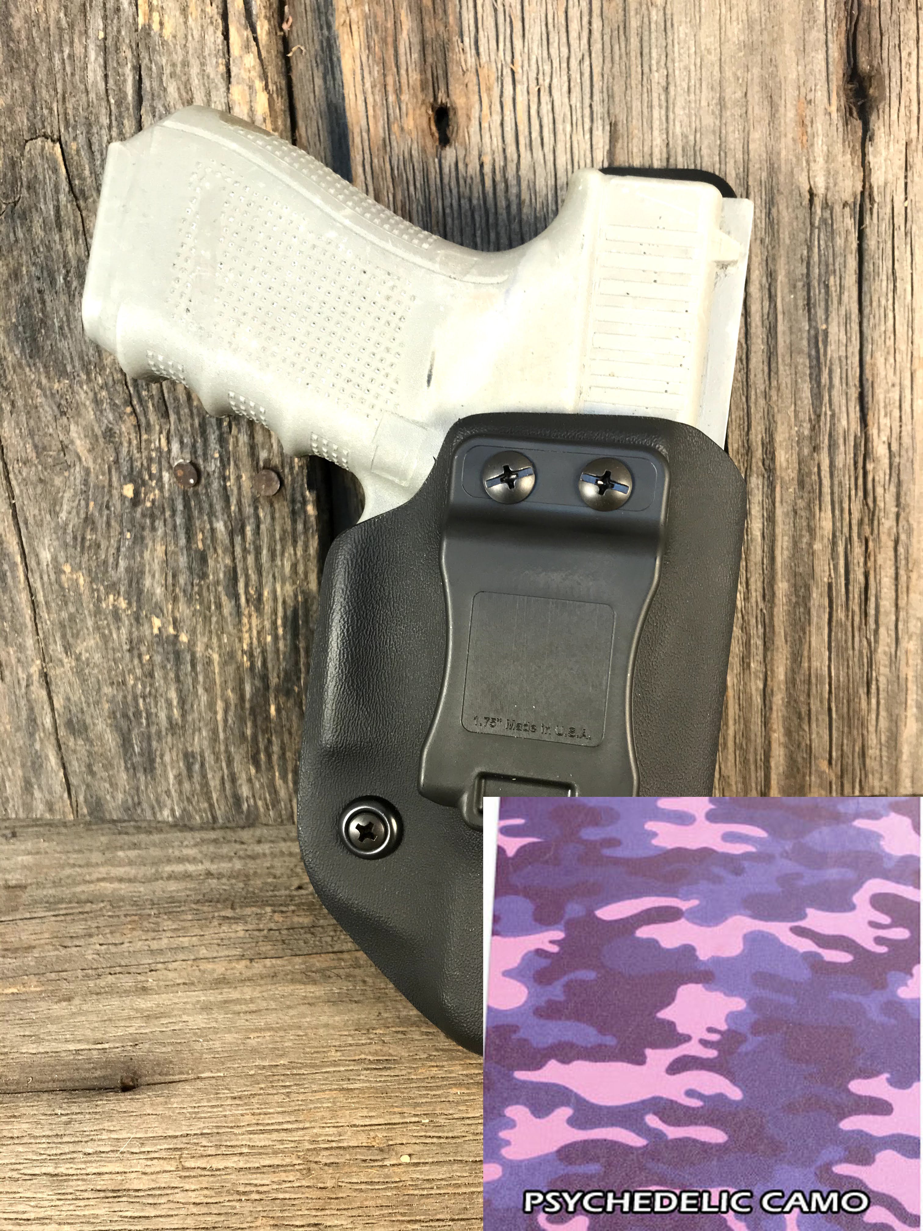Kydex IWB- Tacticlip- Patterned Kydex