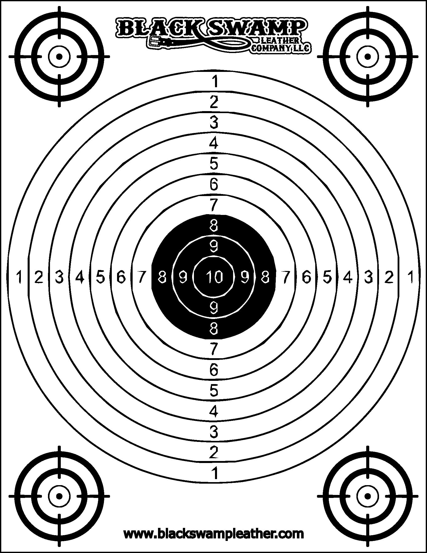 Center Mass Practice Target- FREE DOWNLOAD