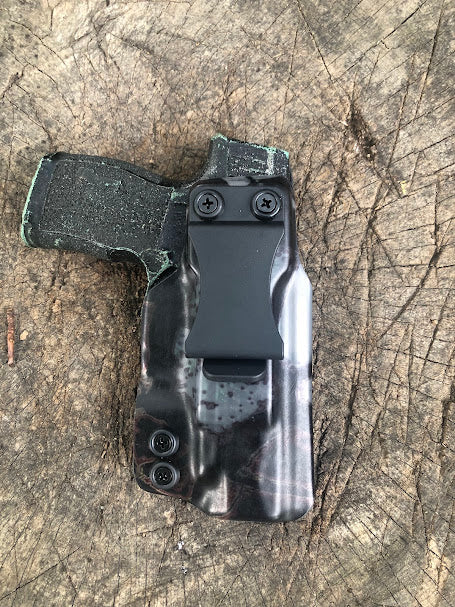 Transparent Ghost Earth Terrain Kydex IWB- Tacticlip