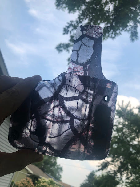 Transparent Ghost Earth Terrain Kydex IWB- Tacticlip