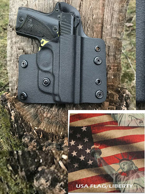 Kydex IWB CLAW- With Tacticlip - Patterned Kydex